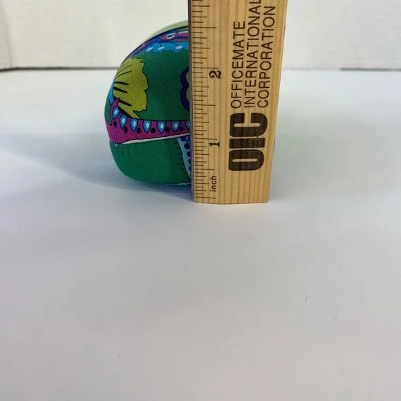 NEW Vera Bradley Optical Case Glasses Hard Emerald Paisley Floral Green - Picture 9 of 9